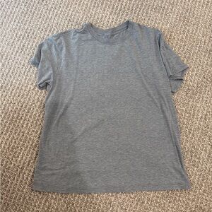 lululemon athletica Heather Gray Short Sleeve Tee